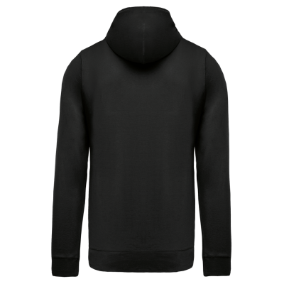 Lightweight cotton hooded sweatshirt